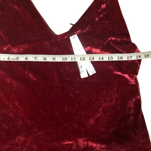 NWT- Just Quella Berry Velvet Tank SZ XL - Picture 11 of 12